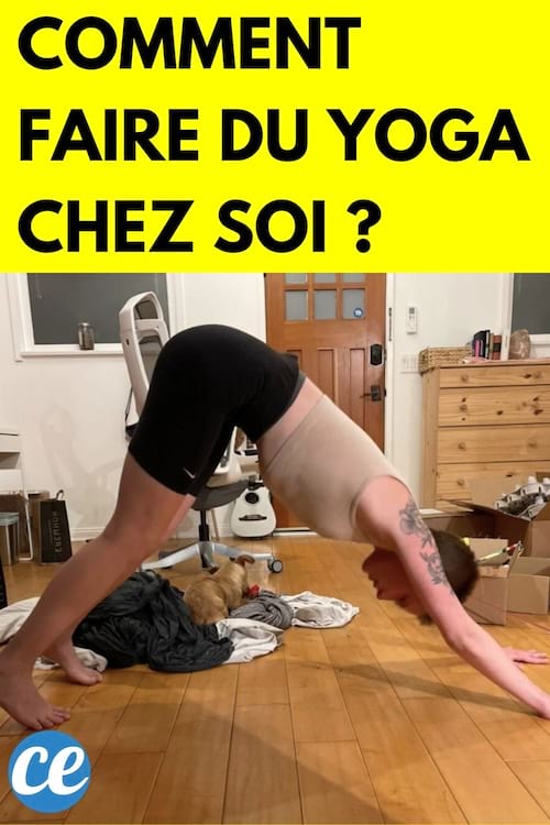 Femme qui fait du yoga