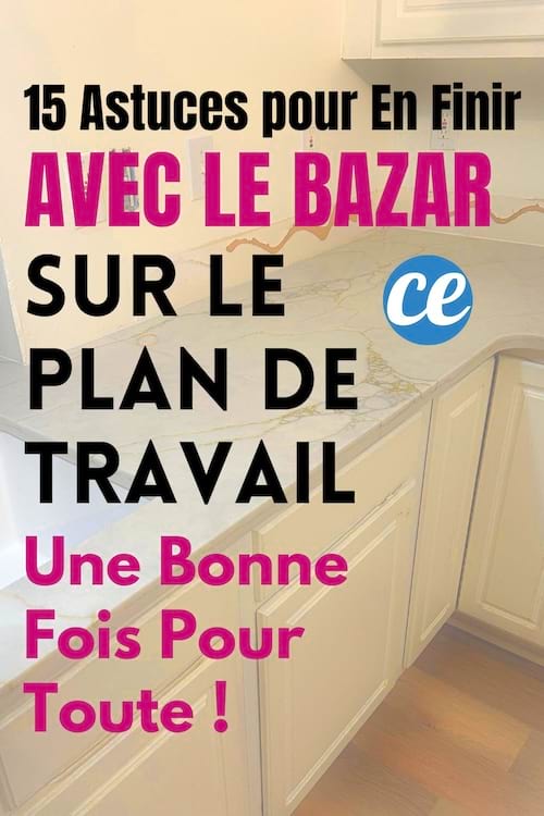 Plan de travail sans rien 