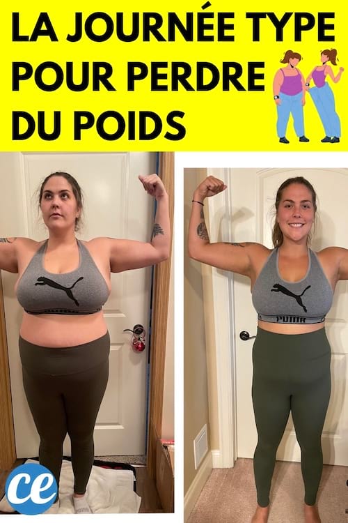 Une femme avant après qui a bien maigri 