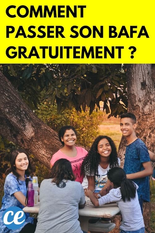 Un groupe de jeunes dans la nature