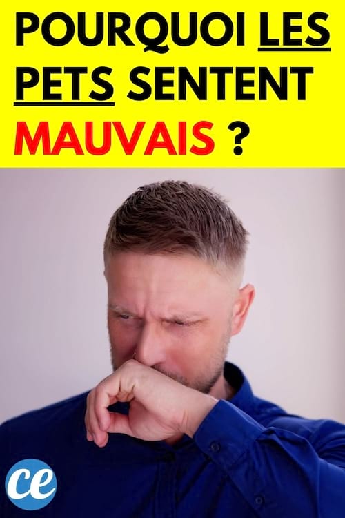 Un homme qui sent une mauvaise odeur 
