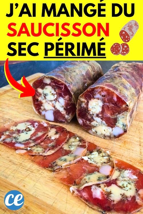 Du saucisson p&eacute;rim&eacute; coup&eacute; en tranches