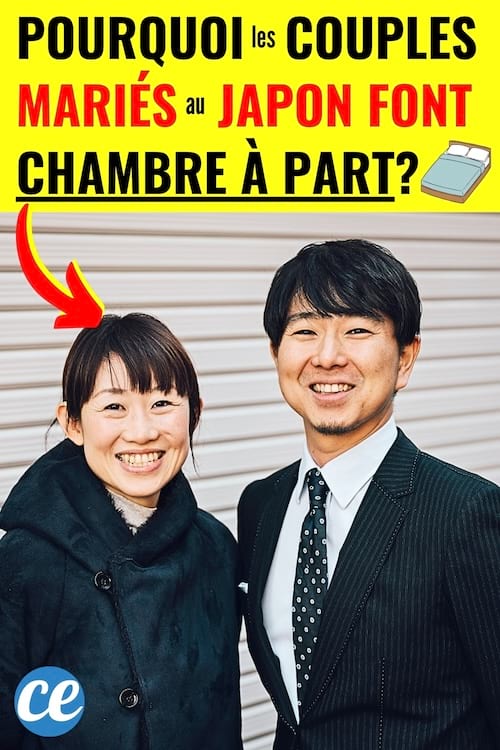 Un jeune couple japonais marié qui dorment dans des chambres séparées
