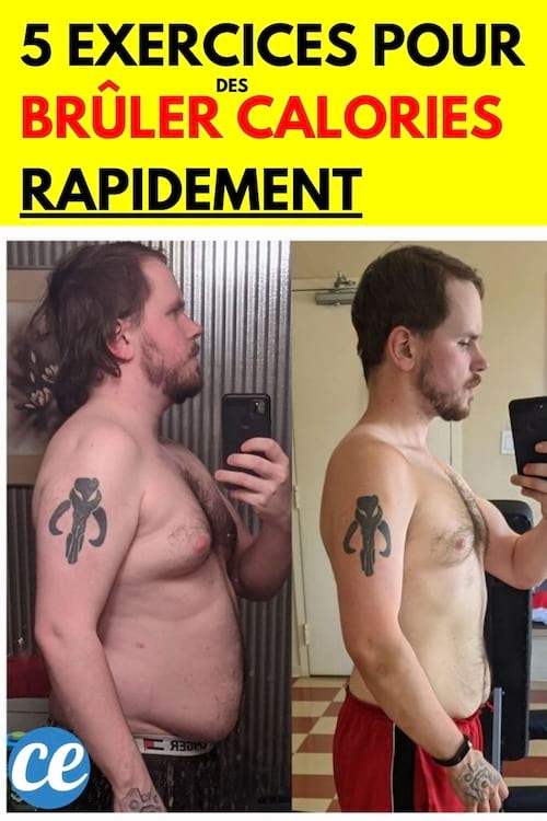 Un homme avant après qui se prend en photo après avoir maigri