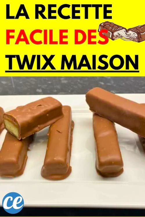 Plusieurs twix maison