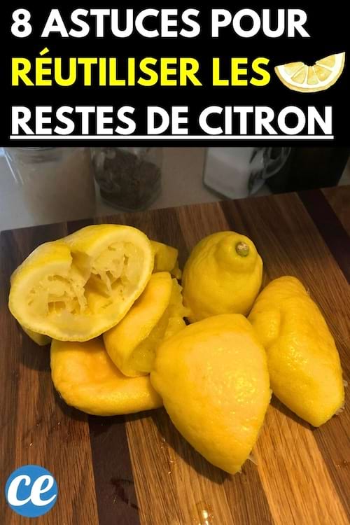 Plusieurs restes de citron