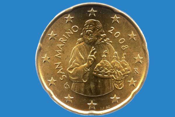 Saint patron Marinus.