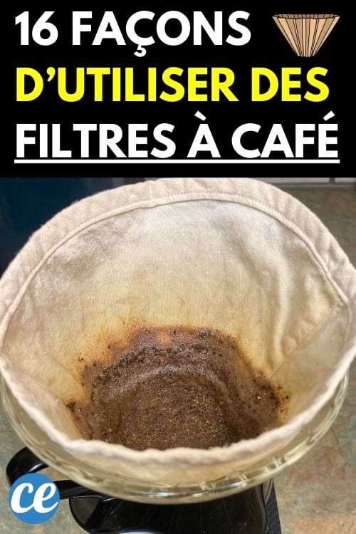 Du café dans un filtre à café