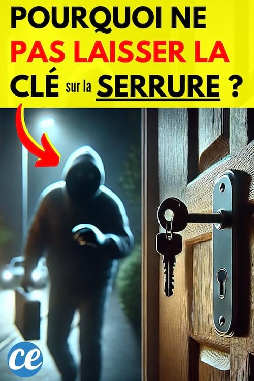 Un voleur qui a réussit à rentrer dans une maison car la clé était dans la serrure