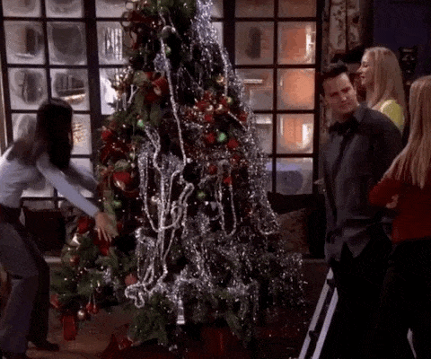 Gif de sapin dans friends