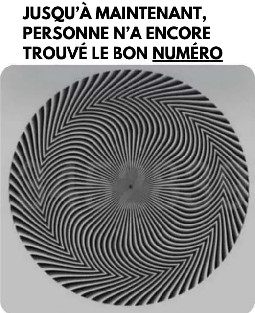 Une illusion d'optique avec plein de chiffres différents