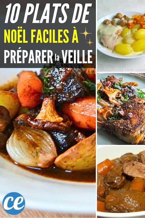 Des plats de Noël en sauce faciles à préparer la veille comme du bourguignon