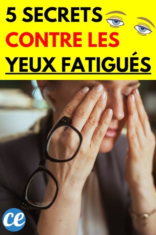 Une femme fatiguée se masse les yeux avec ses doigts