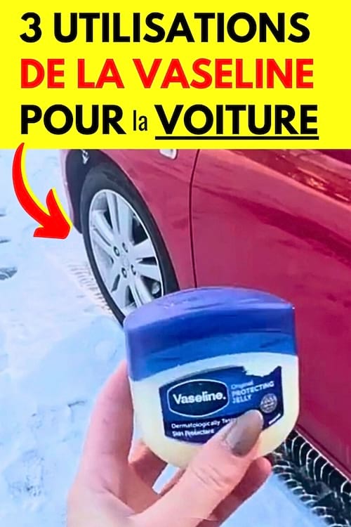 Un pot de vaseline qui va être utilisé pour la voiture