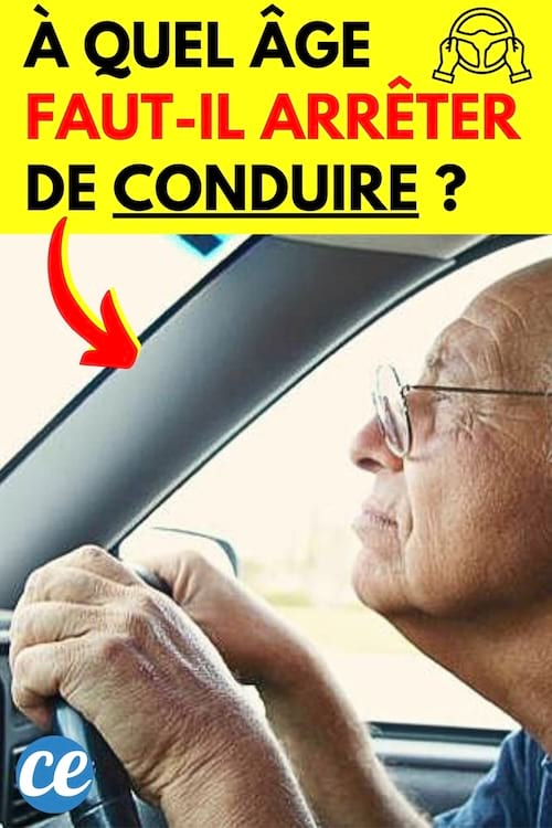 Une monsieur âgée qui ne voit pas bien et qui conduit sa voiture