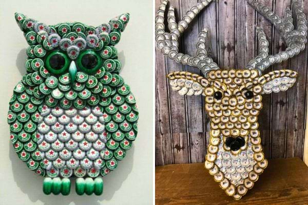 Chouette verte Heineken