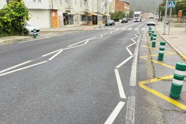 Un marquage au sol pour faire ralentir les voitures