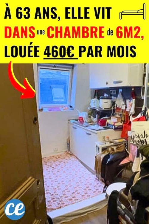 Une chambre de 6m2 pour une femme de 63 ans
