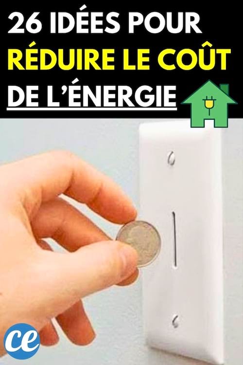 une main insère une pièce de monnaie dans un interrupteur, illustrant le concept des économies d’énergie