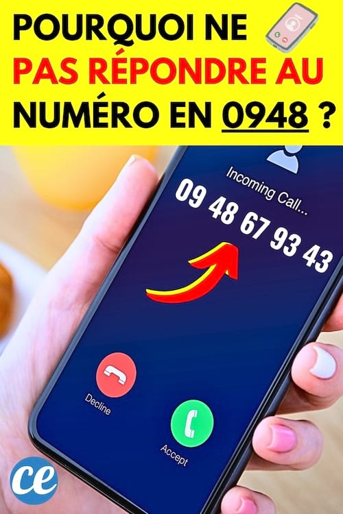 un numéro en 0948 qui appelle un téléphone portable