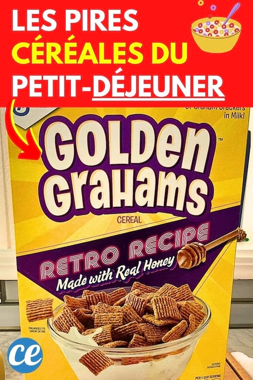 Une boite de céréales Golden Grahams qui sont les pires céréales à manger