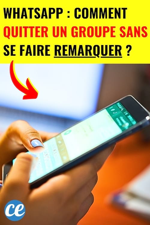 Une personne qui écrit un message dans un groupe WhatsApp