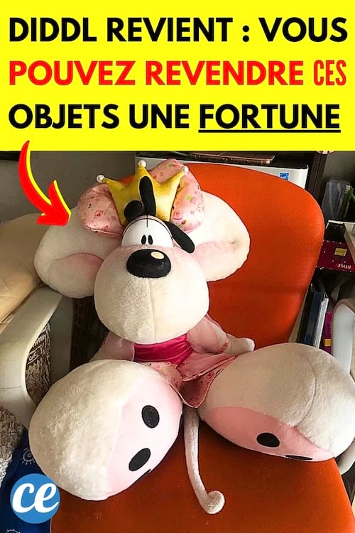 Une peluche Diddl qui va être revendu une fortune