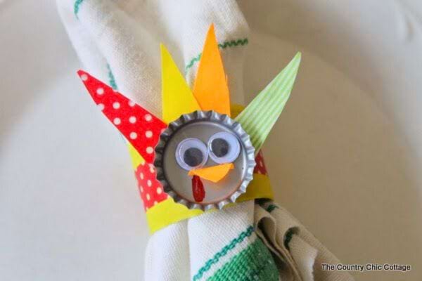 Rond serviette dindon