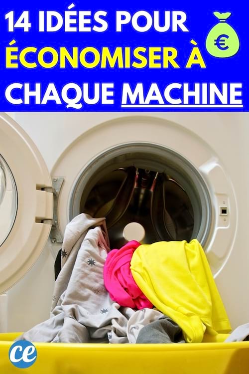 Machine à laver qui s'apprête à être enclenché