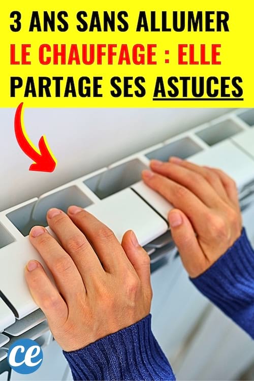 Des mains qui se chauffent sur le chauffage 
