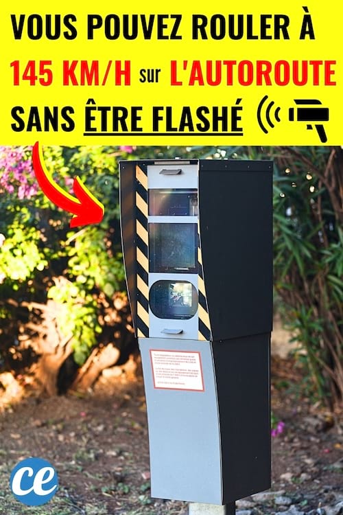 Un radar de vitesse qui ne flash pas à 145 km/h