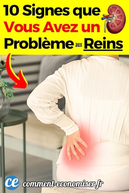 Une femme qui a mal aux reins
