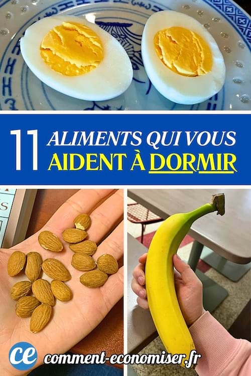 Des oeufs, des amandes et une banane qui aident à dormir