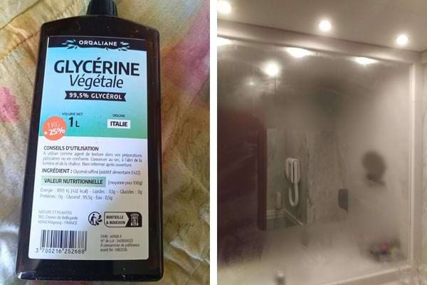 Glycérine bouteille italienne, conseils d'utilisation.