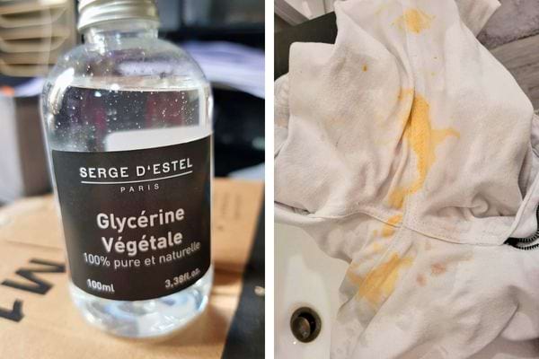 Bouteille de glycérine Serge d'Estel, pure.