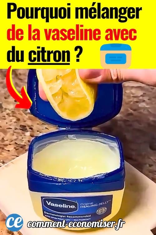 Un citron pressé dans de la vaseline