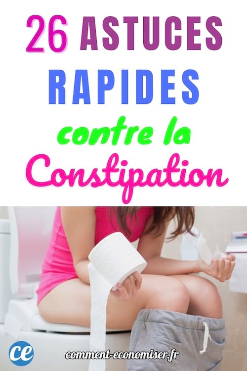 Femme assise sur des toilettes, souffrant de douleurs liées à la constipation. 