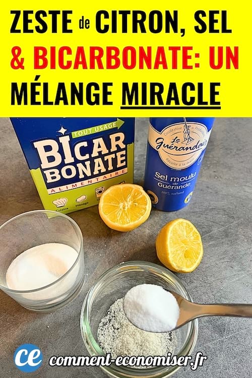 Du citron, du bicarbonate et du sel pour un mélange miracle