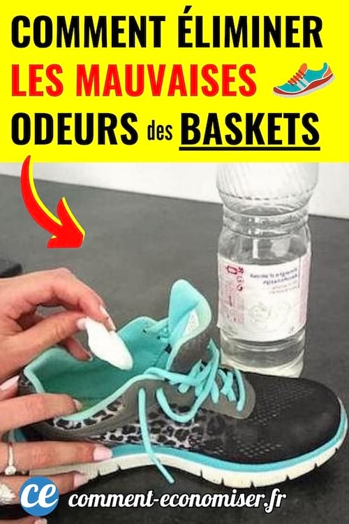Du vinaigre blanc pour enlever les odeurs dans les baskets