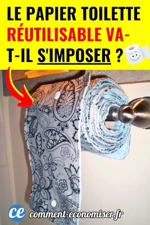 Du papier toilette lavable et réutilisable dans les WC