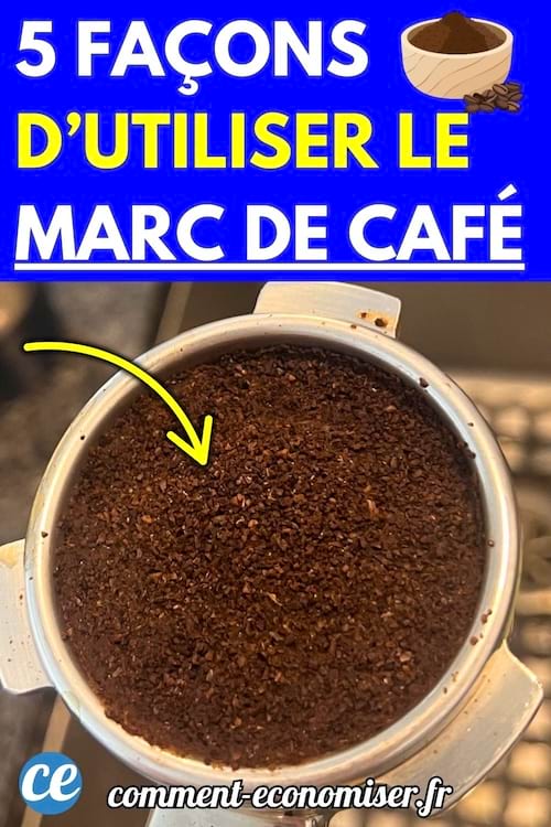 Du marc de café frais dans un porte-filtre de machine à expresso.