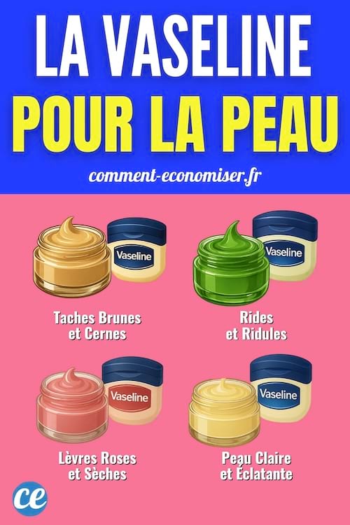 Des utilisations de la vaseline pour la peau