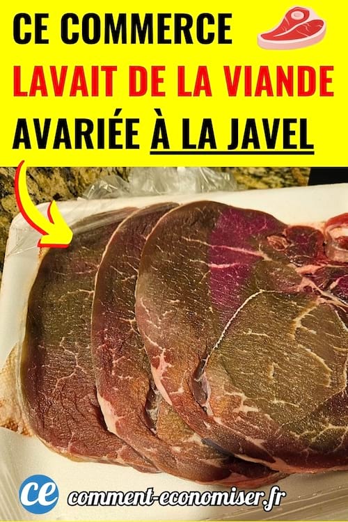 De la viande avariée dans un commerce lavée à la javel