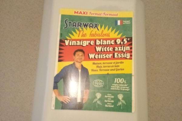 Bidon de vinaigre blanc Starwax 9,5°.