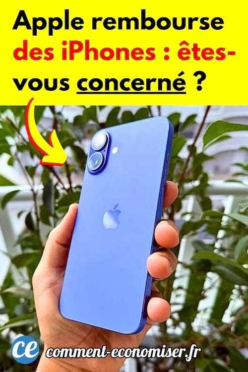 Un iphone 16 plus qui peut être remboursé par Apple