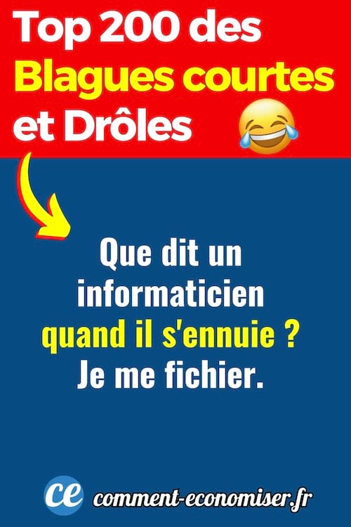 Top 200 des blagues courtes et drôles