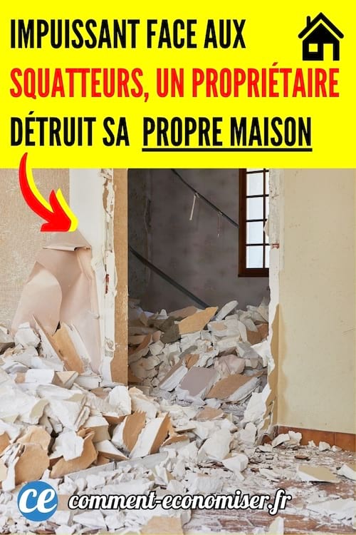 intérieur d'une maison complètement détruit