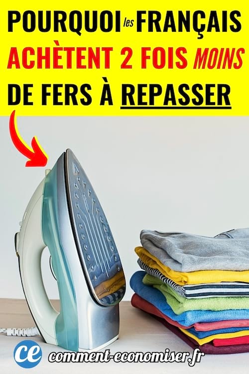 Un fer à repasser avec des vêtements