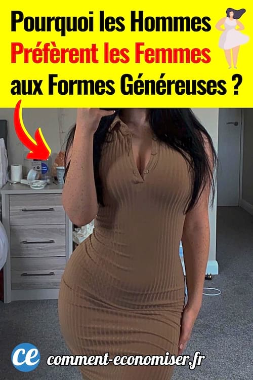 Une femme aux formes généreuses que les hommes préfèrent
