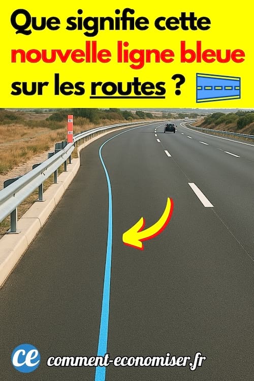 Une nouvelle ligne bleue sur les routes de france qui fait son apparition